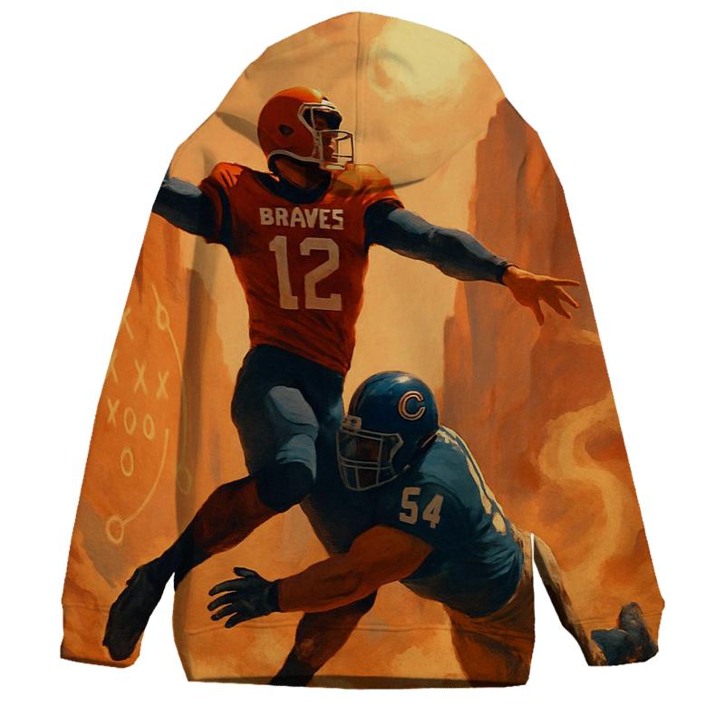 Desert Canyon Playbook Duel Braves Versus Cubs hoodie designs