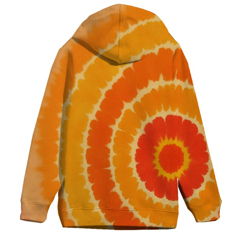Bullseye Supernova Off Center Bloom graphic hoodies