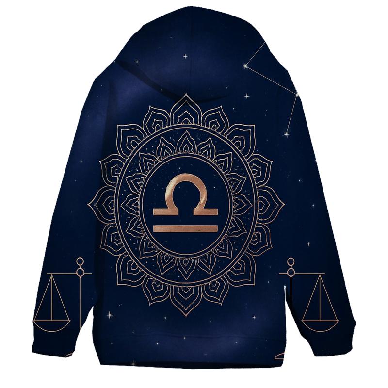 Libra Venusian Balance Mandala premium hoodies