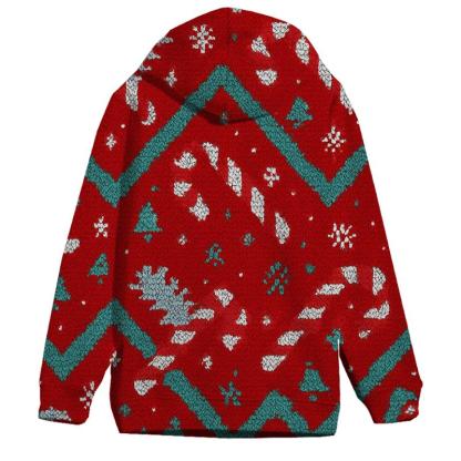 Candy Cane Comet Zigzag Design premium hoodies