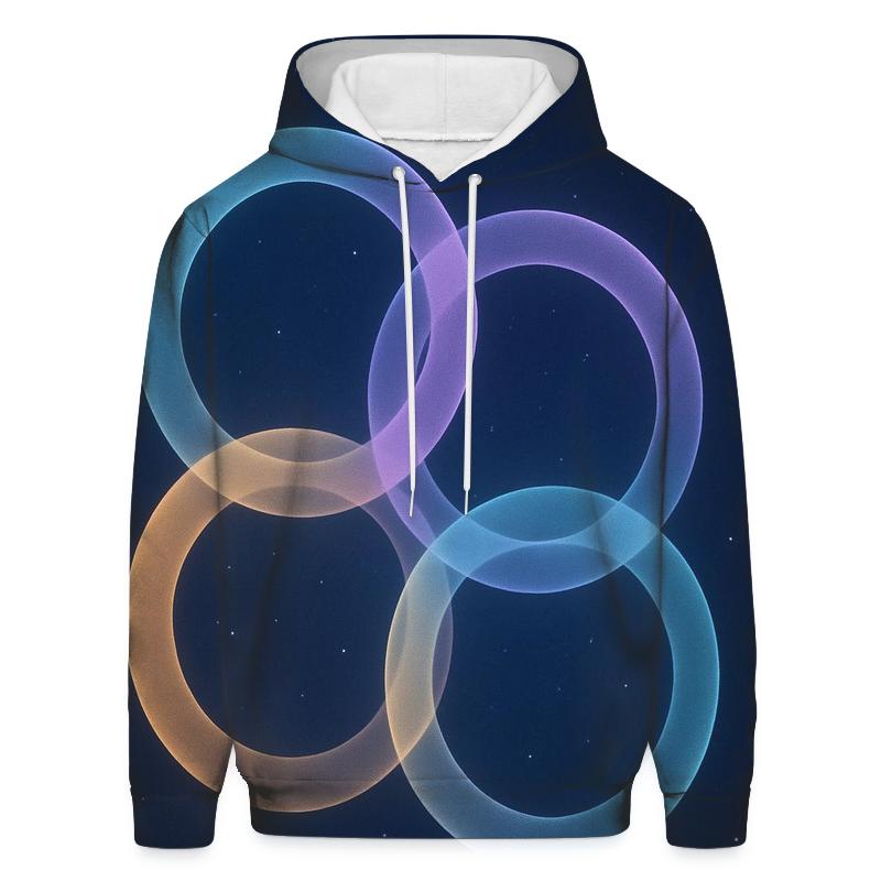 Starlit Unity Rings heavyweight hoodies
