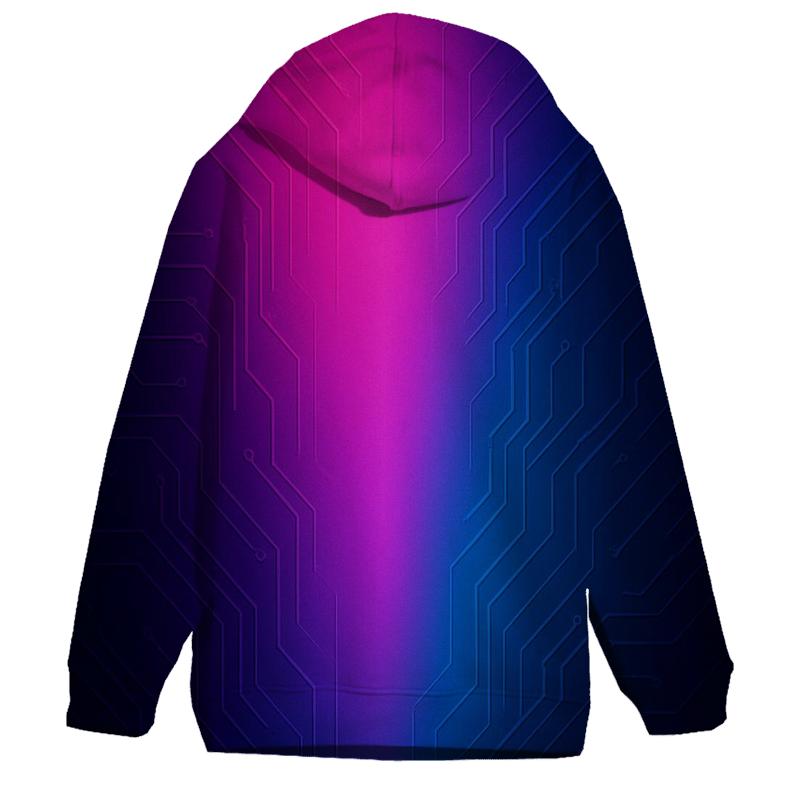 Neon Circuit Afterglow hoodies fashion