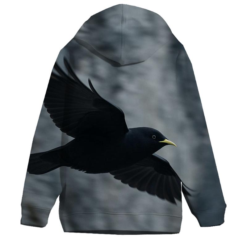 Gorge Wingbeat Alpine Chough pullover hoodies