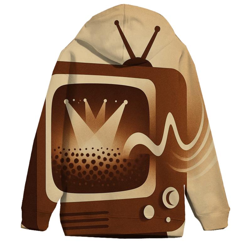 Retro TV Stage Portal hoodie trends