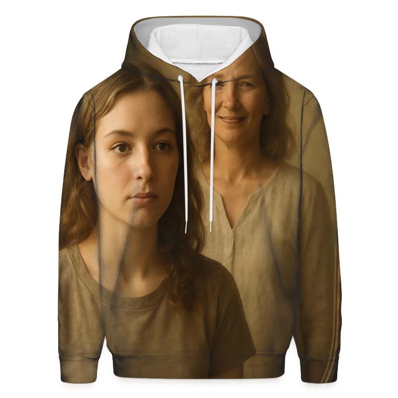 The Mirror Of Tomorrow Her Face Inside Your Courage printed hoodies