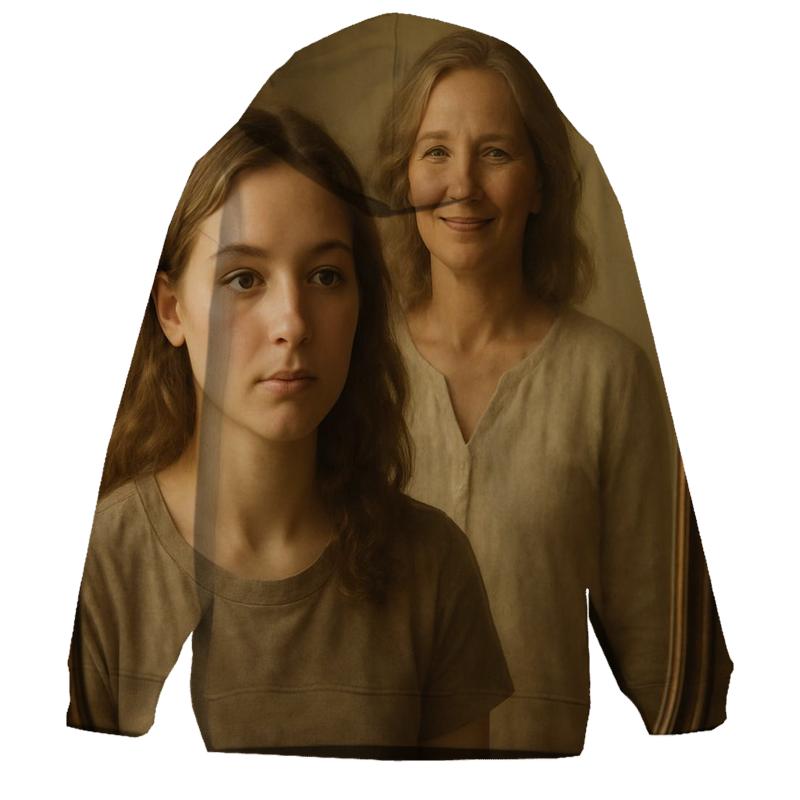The Mirror Of Tomorrow Her Face Inside Your Courage printed hoodies