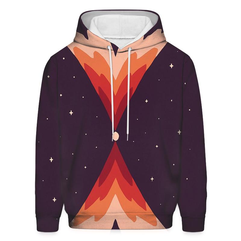 Jet Outflow Chevron Fan pullover hoodies