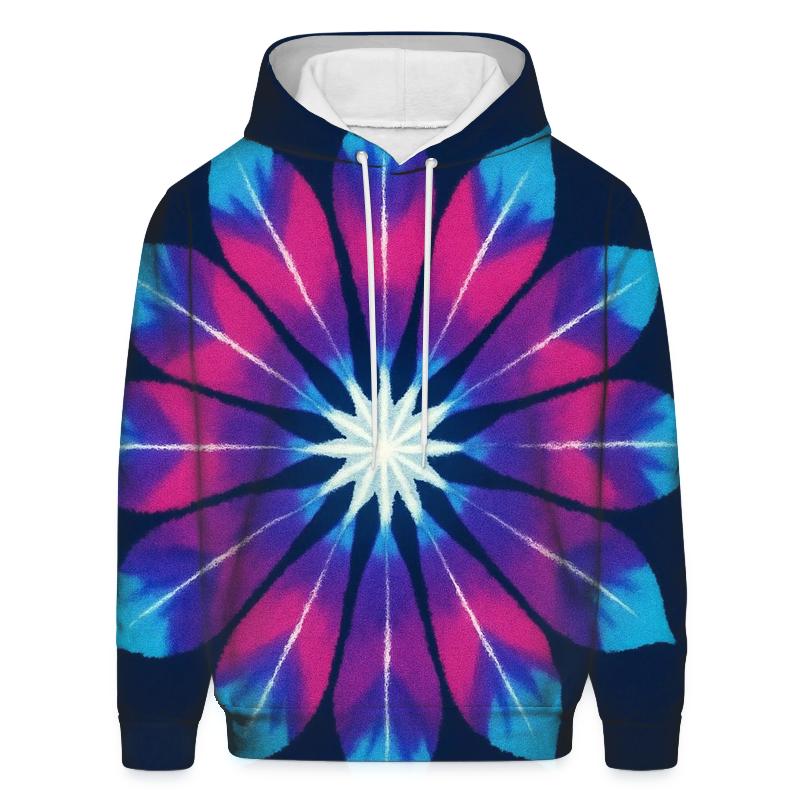 Mandala Galaxy Pinwheel Sunburst embroidered hoodies