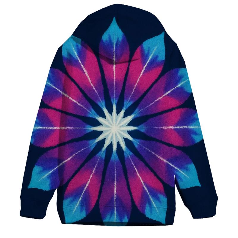 Mandala Galaxy Pinwheel Sunburst embroidered hoodies