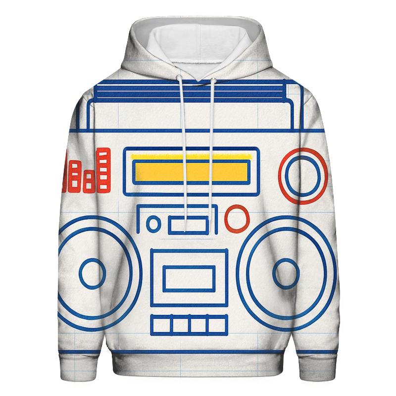 Boombox Blueprint Pop premium hoodies