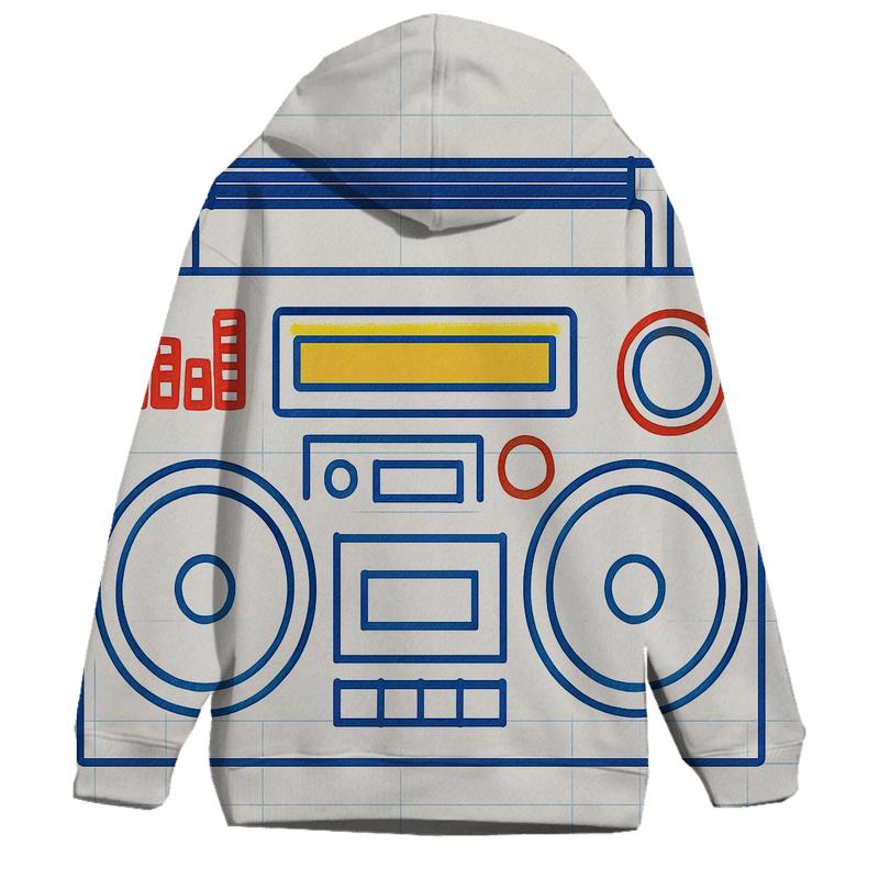 Boombox Blueprint Pop premium hoodies