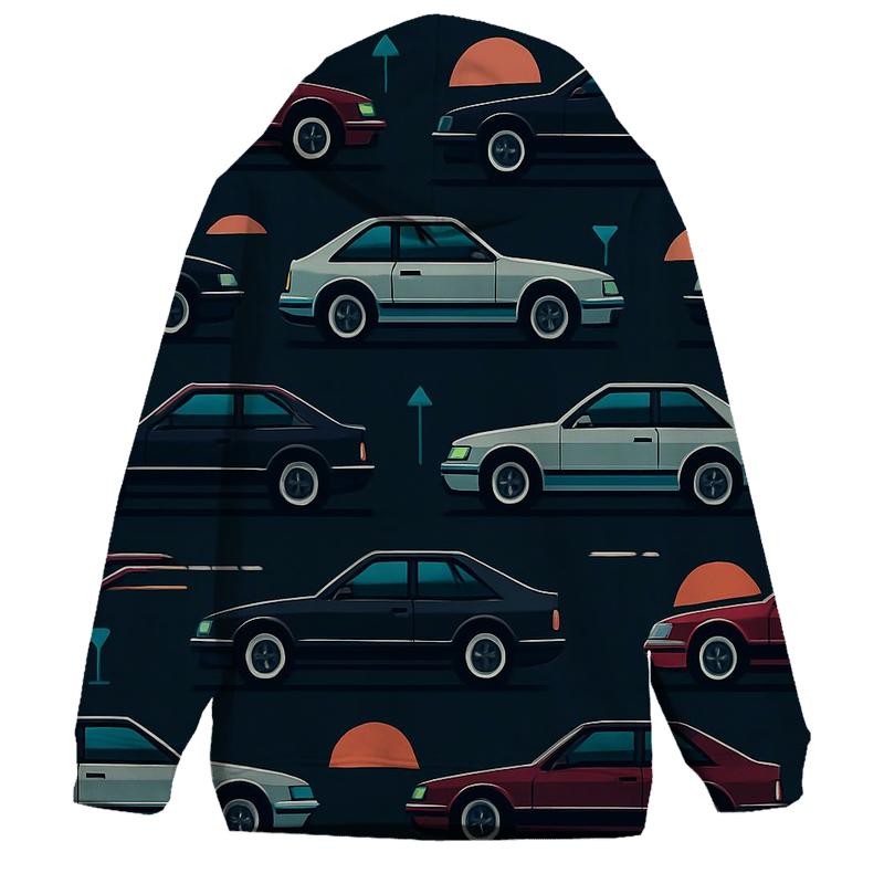 Chrome Sport Coupe Night Drive Icons custom hoodies