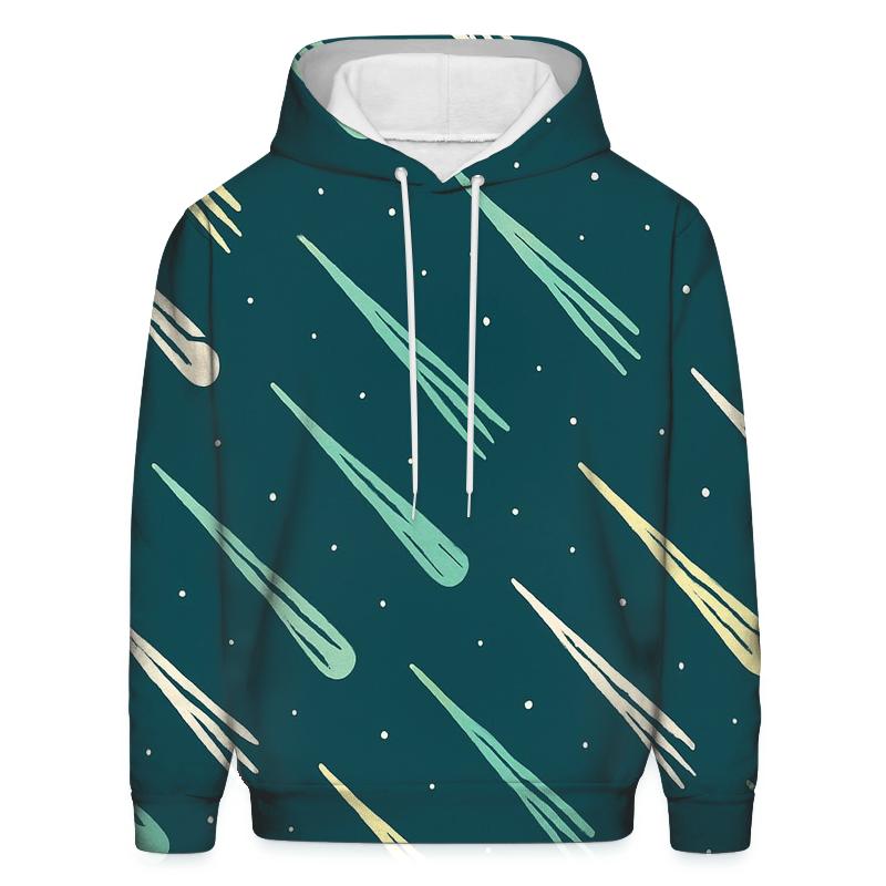 Meteor Shower Diagonal Register zip-up hoodies
