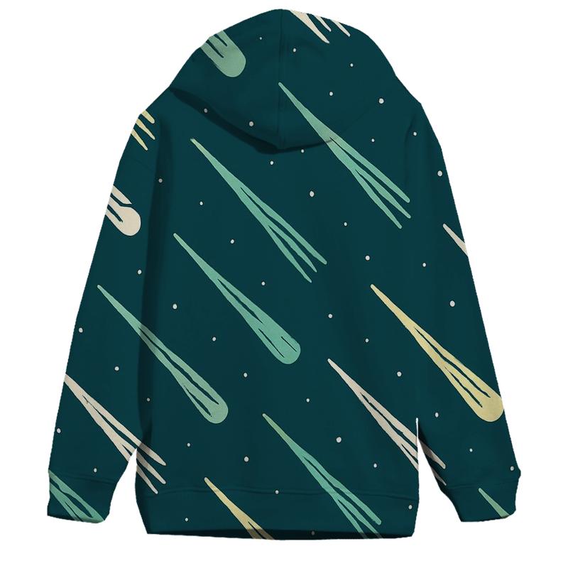 Meteor Shower Diagonal Register zip-up hoodies