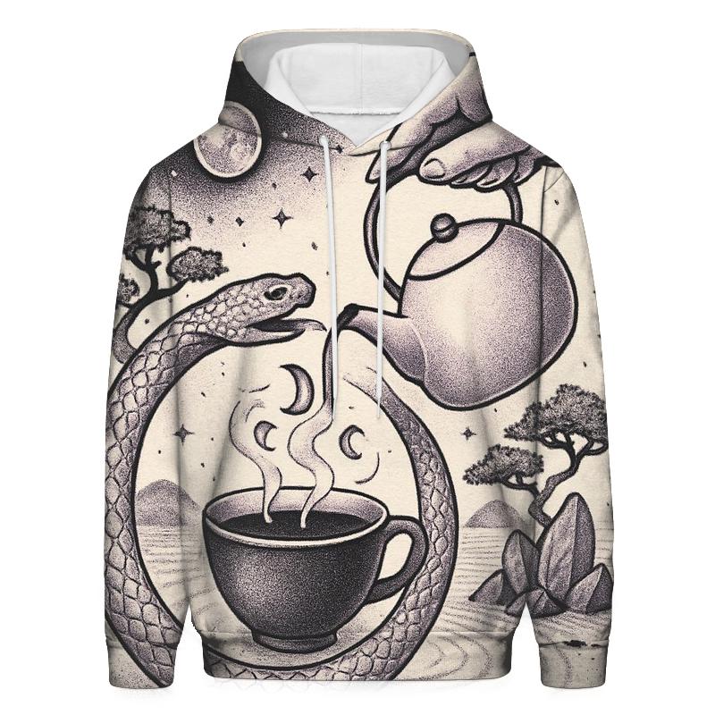 The Lunar Tea Ceremony Ouroboros hoodie styles
