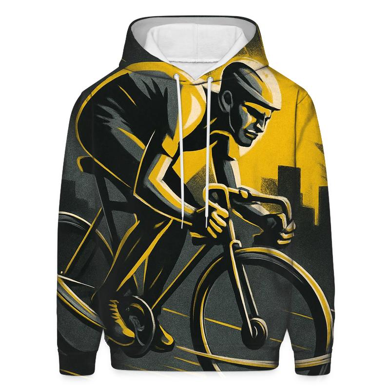 Saturn Rings Cycling Sprint printed hoodies