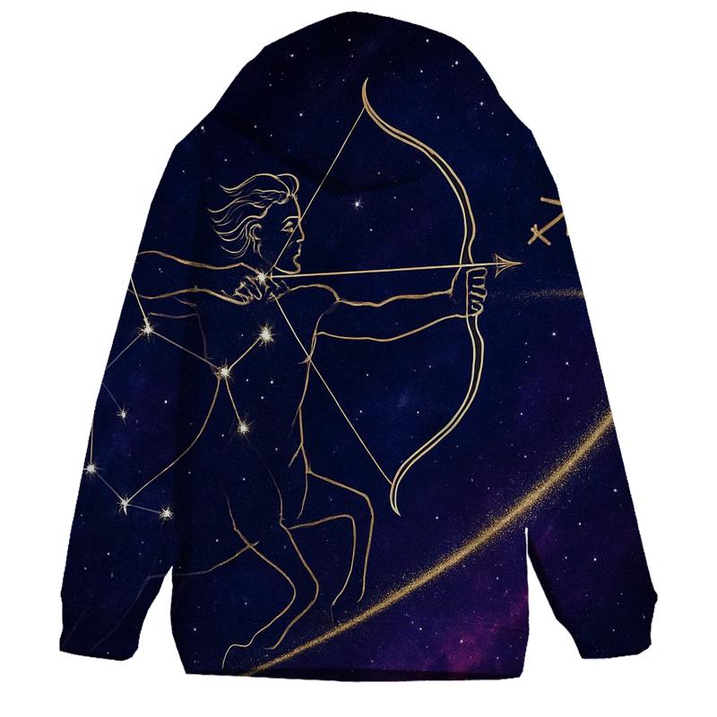 Sagittarius Galactic Archer Trajectory designer hoodies