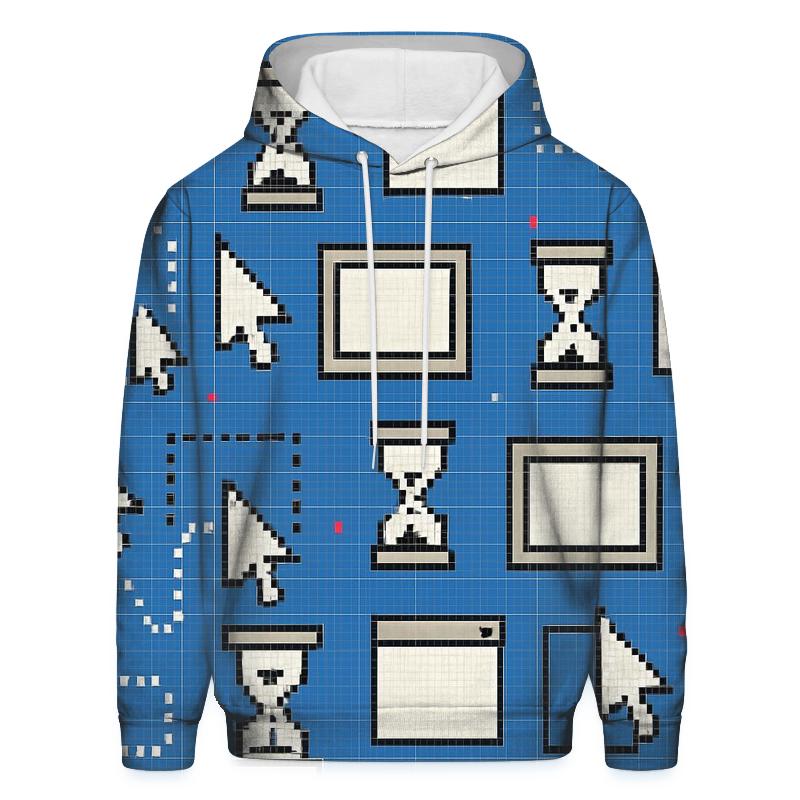 Computer Lab Pixel Cursor Trail hoodie trends