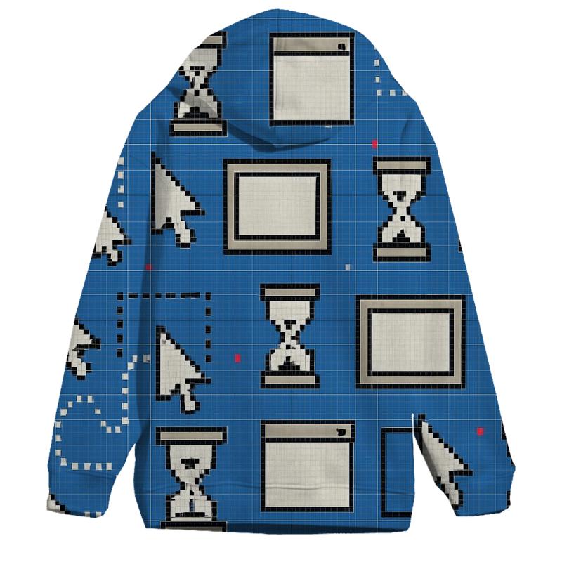 Computer Lab Pixel Cursor Trail hoodie trends