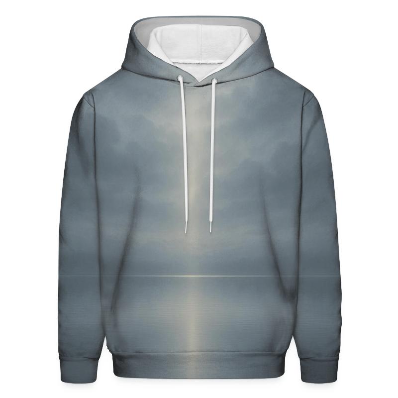 Mirror Lake Reflection Light zip-up hoodies