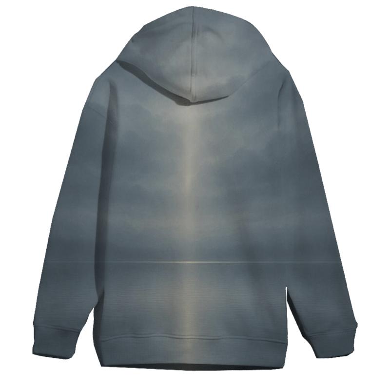 Mirror Lake Reflection Light zip-up hoodies