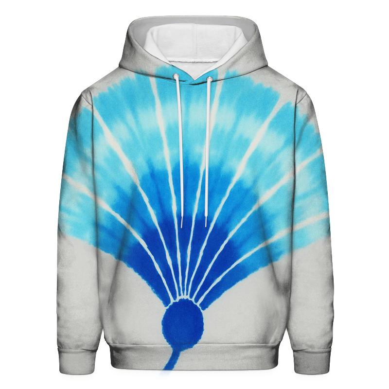Shibori Fold Comet Tail Fan hoodie styles