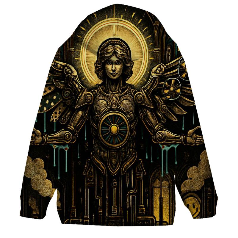The Polka Dot Seraph Engine pullover hoodies