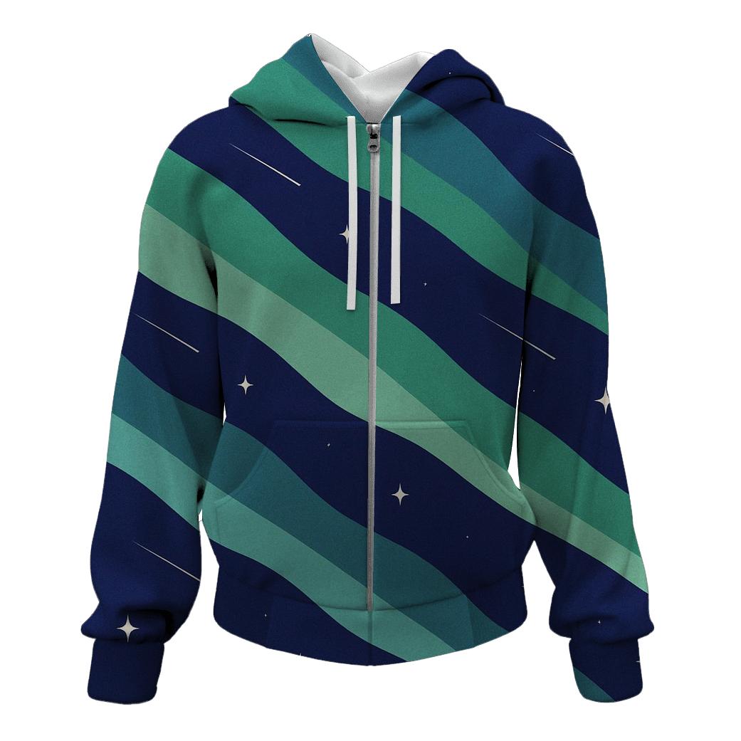 Aurora Ribbon Traverse pullover hoodies