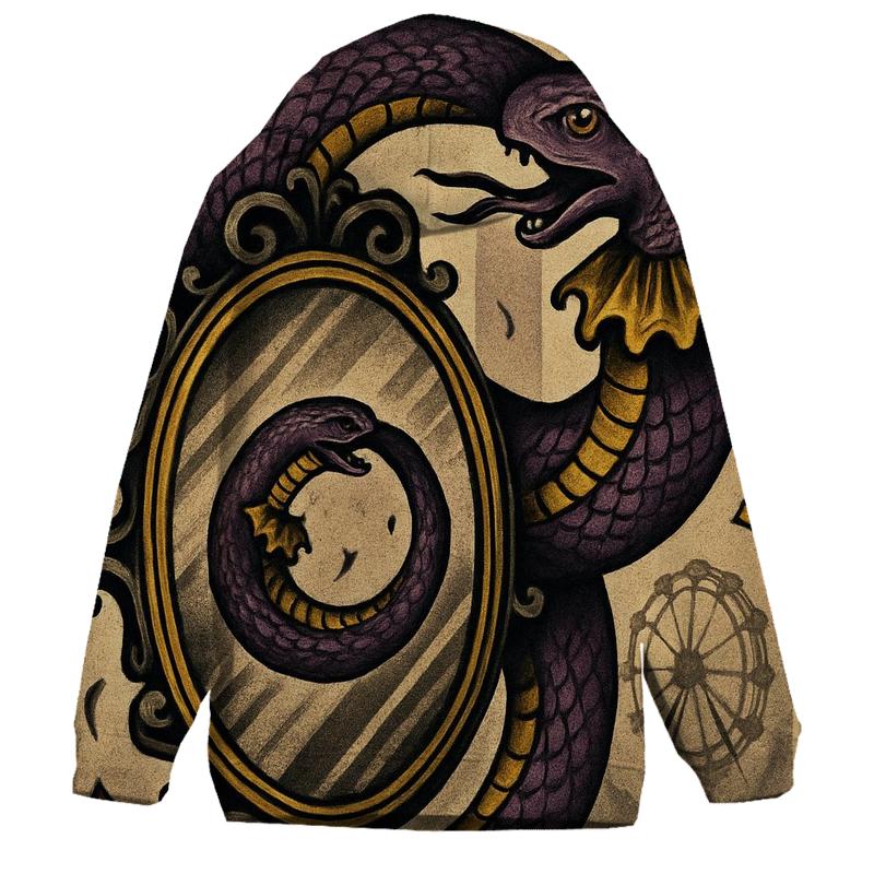 The Carnival Mirror Ouroboros lightweight hoodies