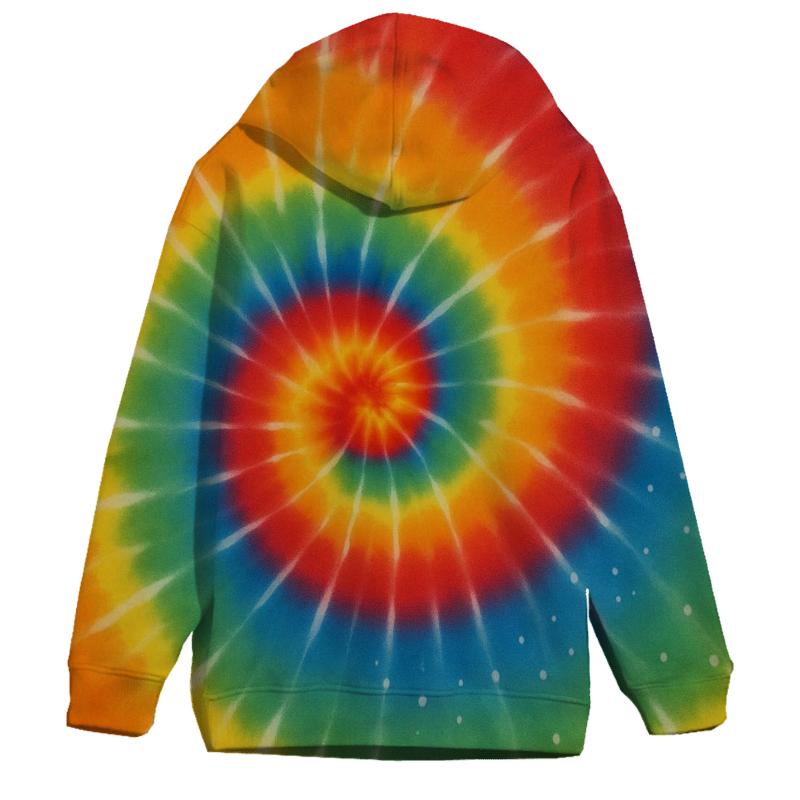 Rainbow Spiral Star Map Speckle hoodie trends