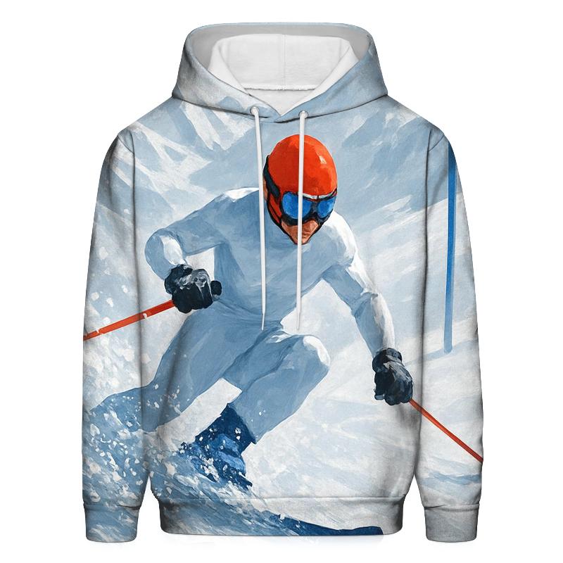 Crystal Slalom Ski Descent lightweight hoodies