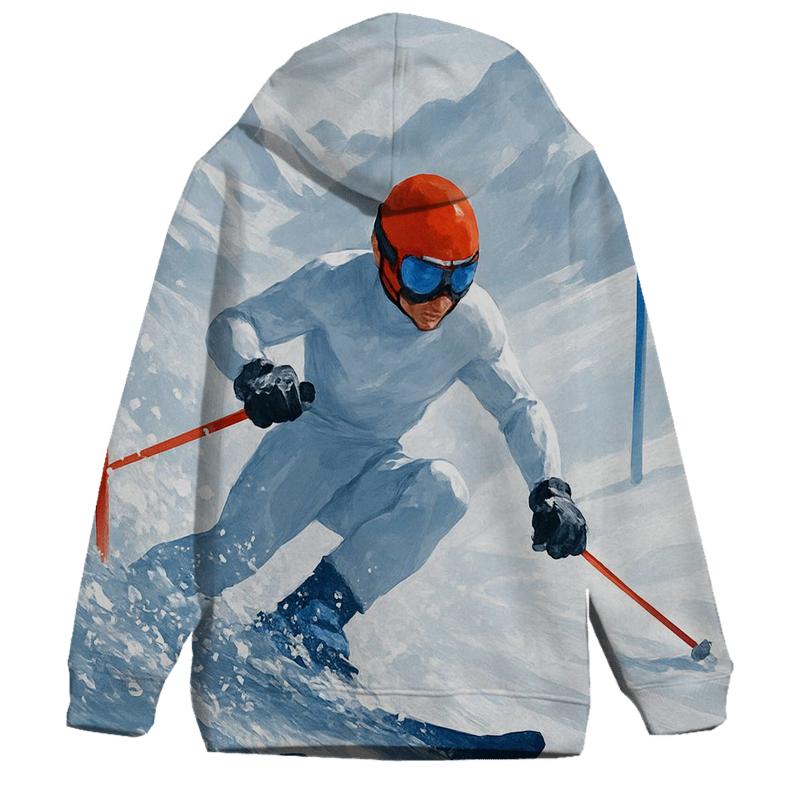 Crystal Slalom Ski Descent lightweight hoodies