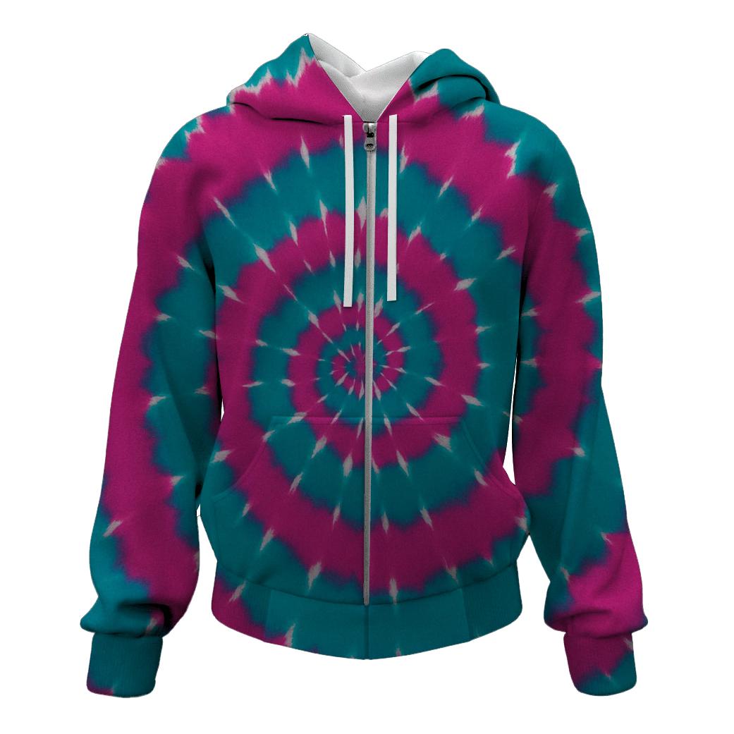 Nebula Spiral Overdye Whirlpool designer hoodies