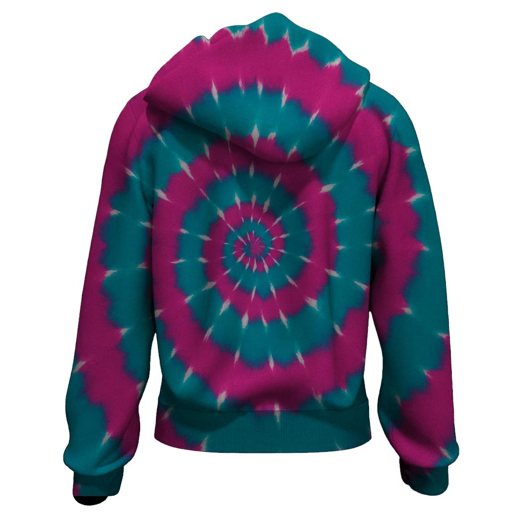 Nebula Spiral Overdye Whirlpool designer hoodies