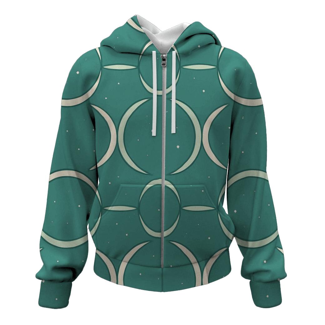 Gravitational Lens Arc Lattice lightweight hoodies