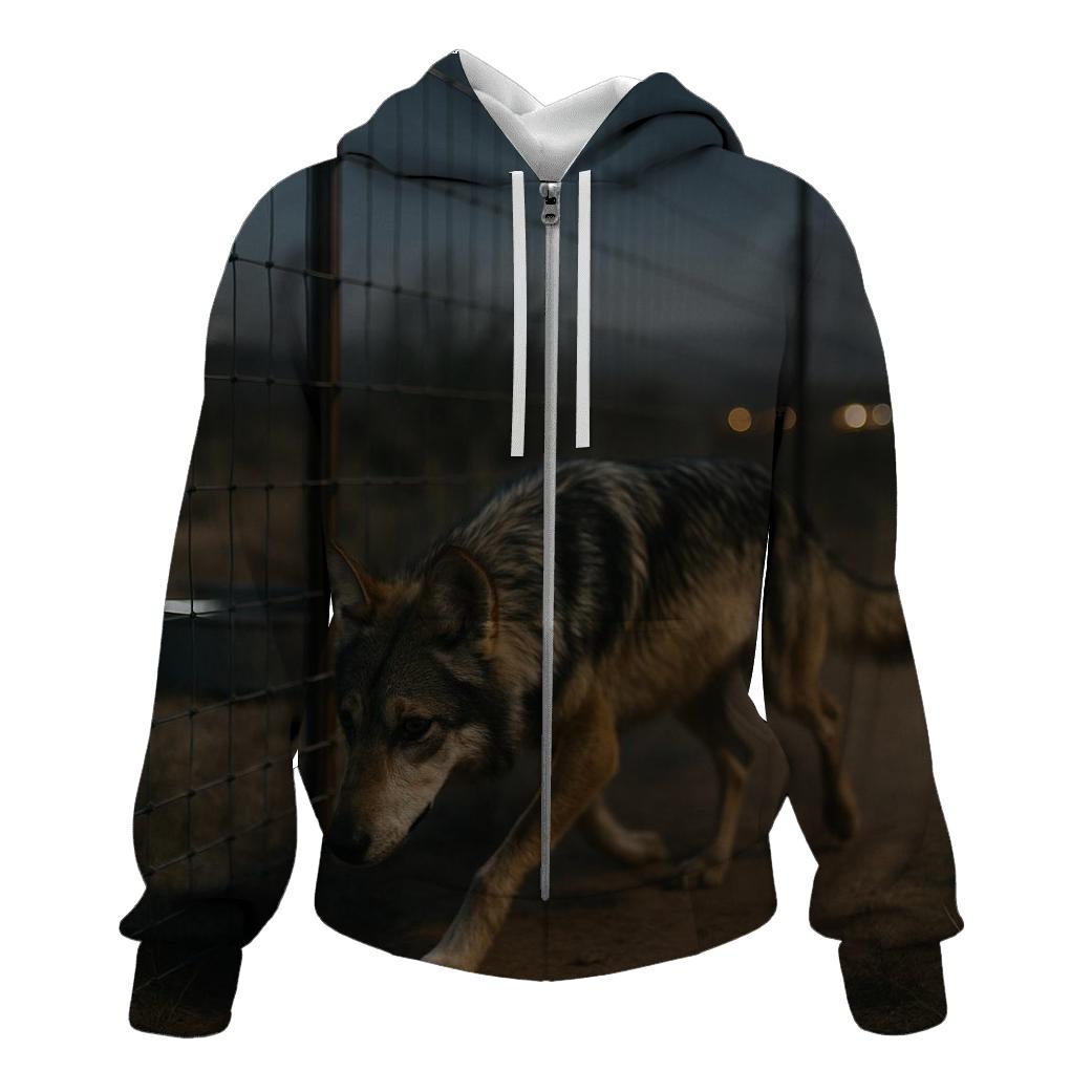 Night Patrol At The Livestock Fence Line hoodie styles