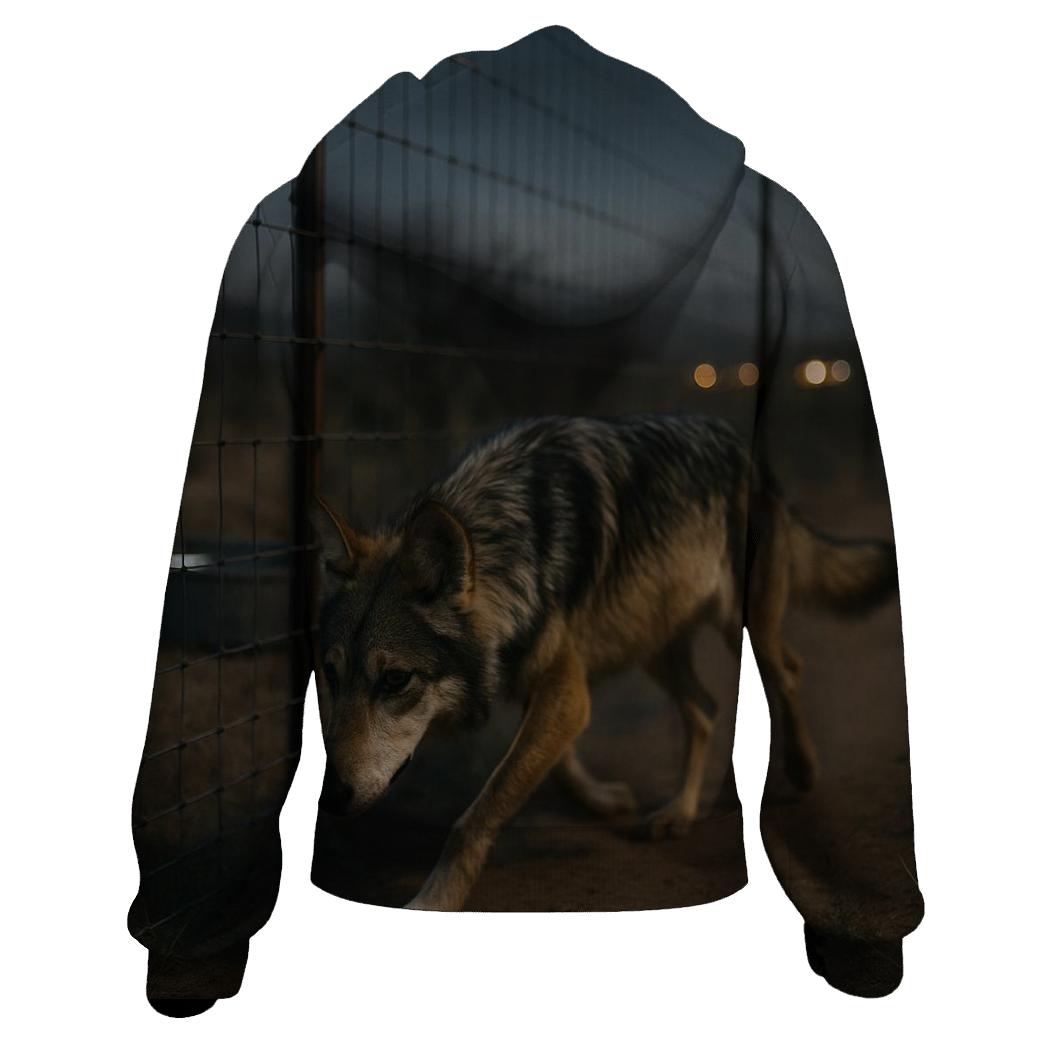 Night Patrol At The Livestock Fence Line hoodie styles