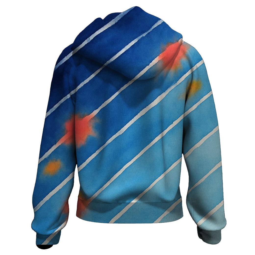 Arashi Meteor Rain Diagonals premium hoodies