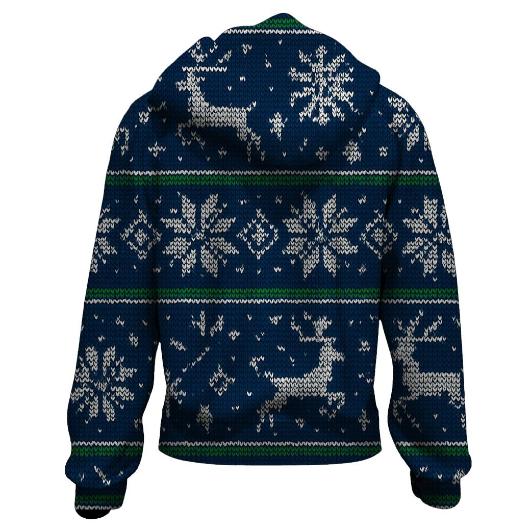 Reindeer Constellation Fair Isle Bands Design hoodie designs
