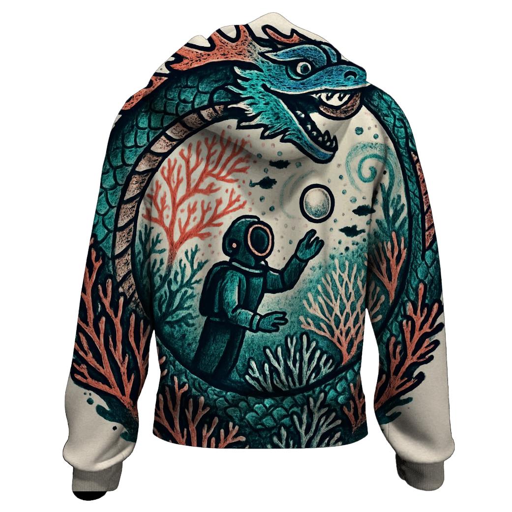 The Coral Reef Ouroboros Guardian hoodie trends