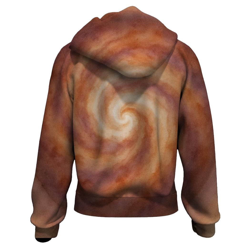 Latte Nebula Swirl hoodies fashion