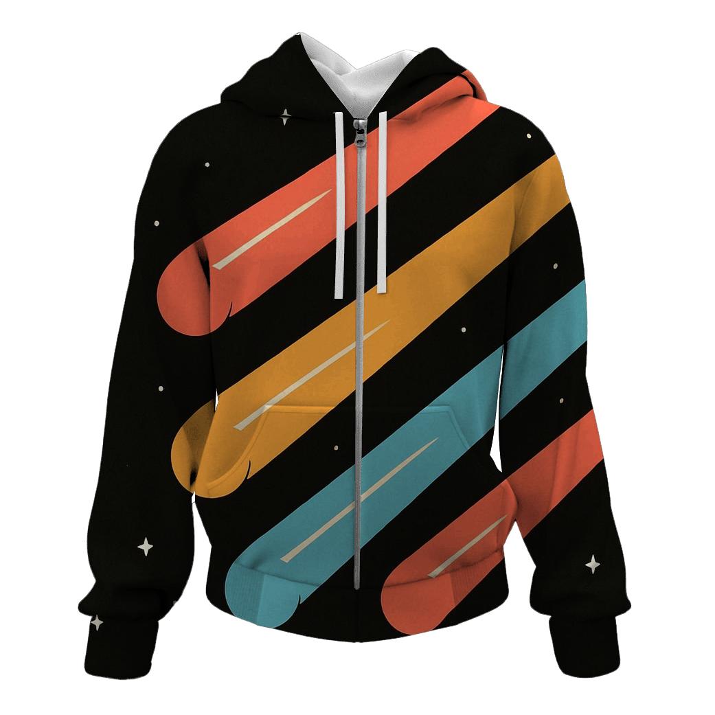 Comet Trail Overprint Drift heavyweight hoodies