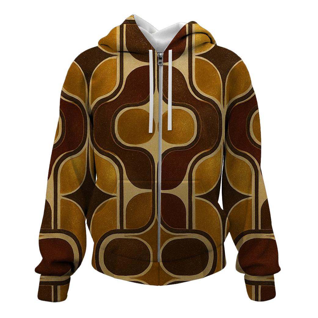 Disco Hour Glass Tiles custom hoodies
