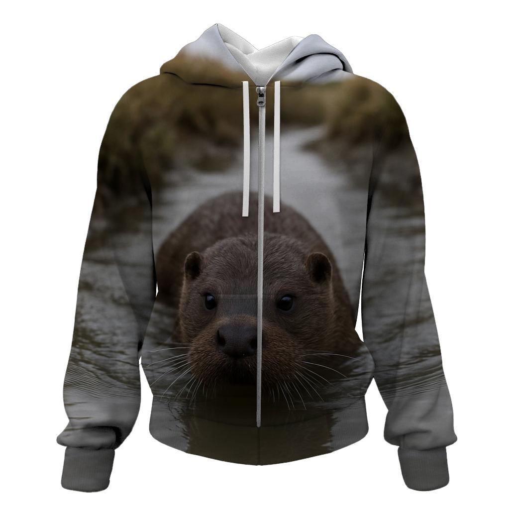 Saltmarsh Patrol European Otter custom hoodies