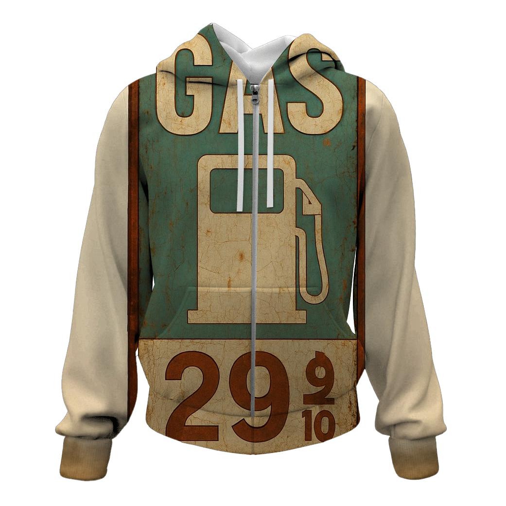 Distressed Desert Gas Station Sign hoodie trends