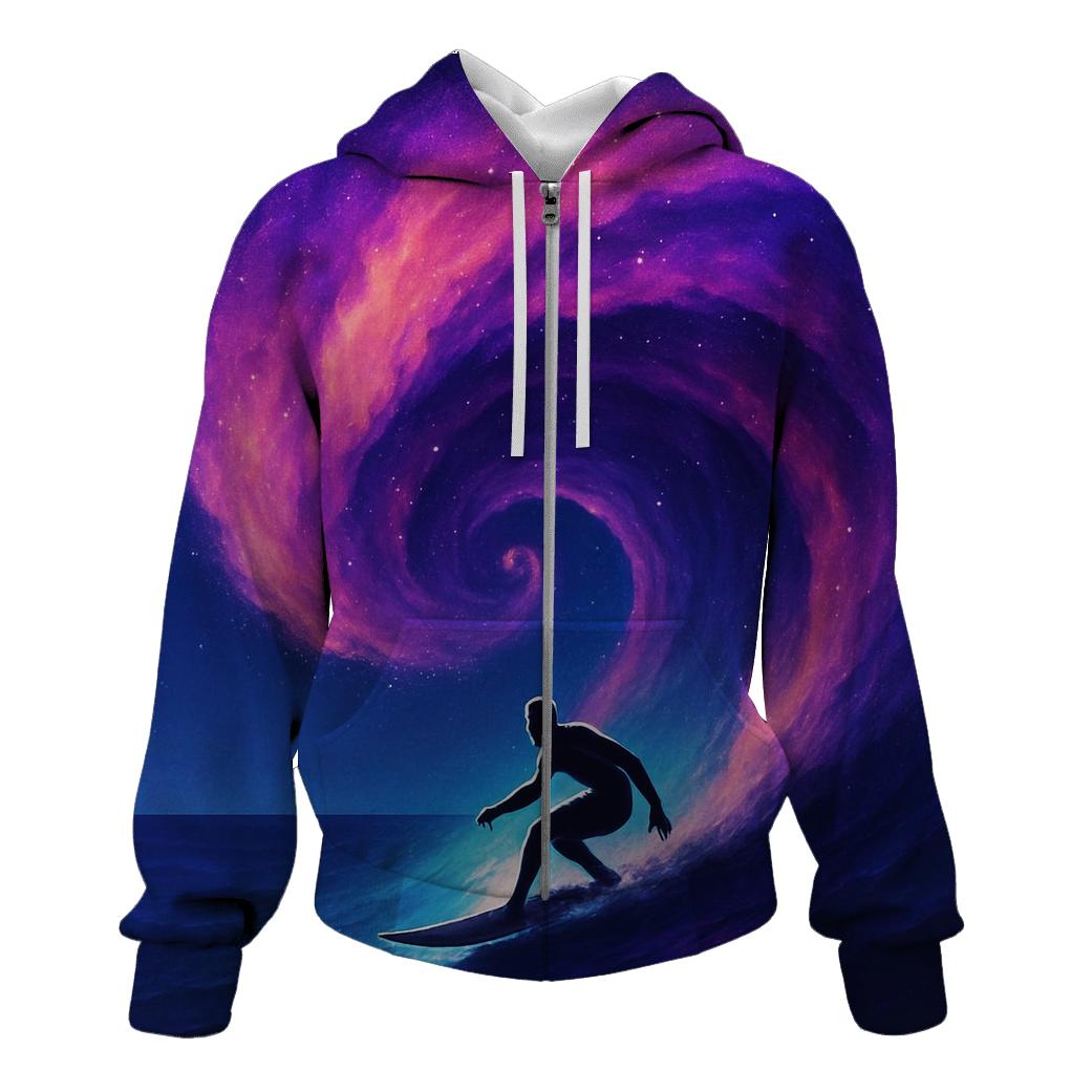 Galaxy Surf Break custom hoodies