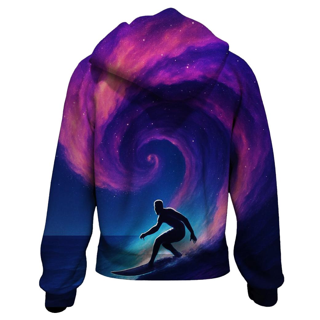 Galaxy Surf Break custom hoodies