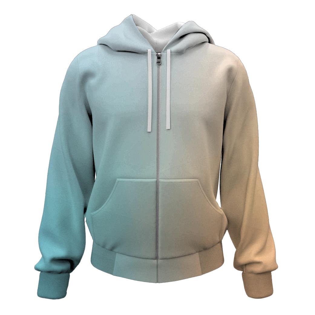 Glacier Dawn Transition hoodie trends