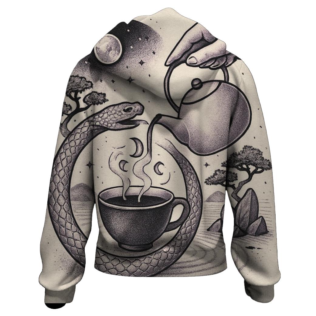 The Lunar Tea Ceremony Ouroboros custom hoodies