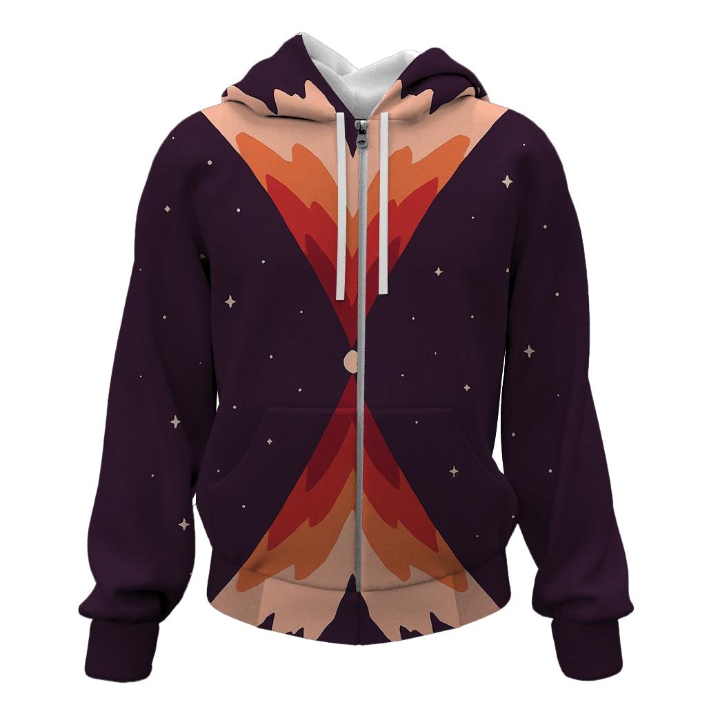 Jet Outflow Chevron Fan pullover hoodies